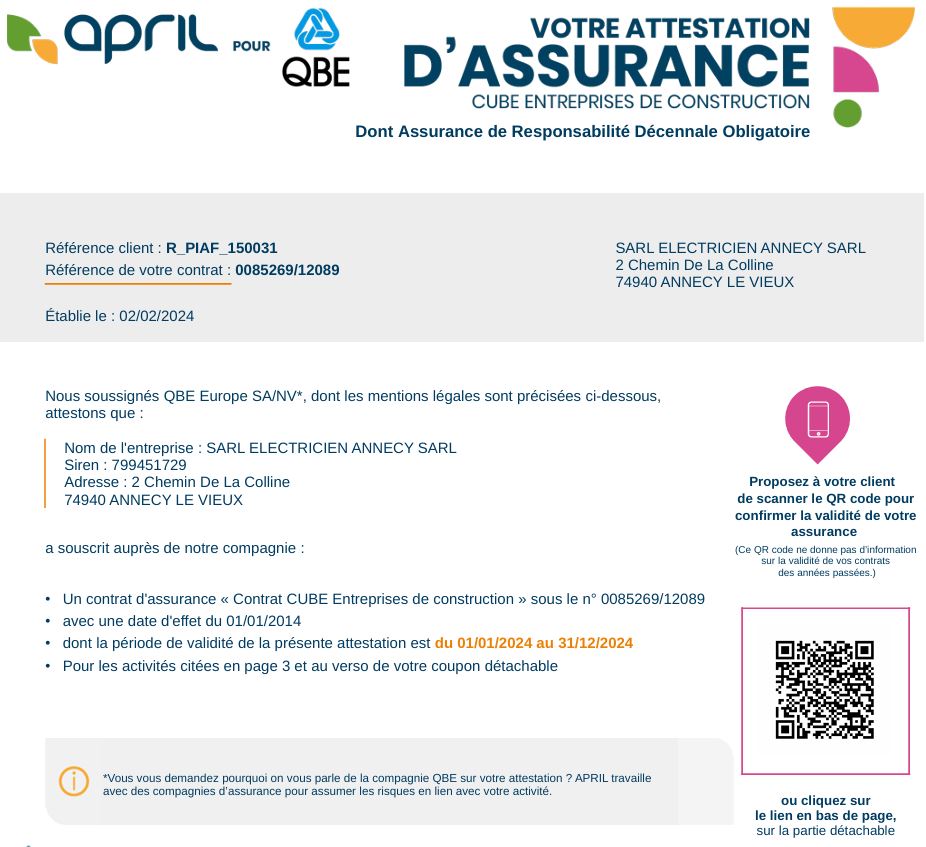 Assurance Decenale